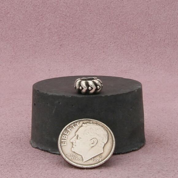 pandora sterling silver heart beats spacer bead charm - Picture 3 of 3